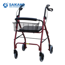 SKE220 Lightweight Aluminum Alloy Rollator Walker With Seat